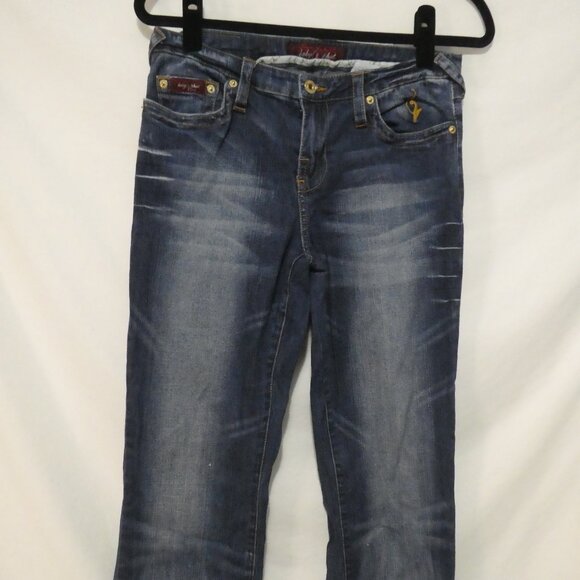 BABY PHAT | size 9 | Classic Blue Straight Leg Jeans - Picture 6 of 16